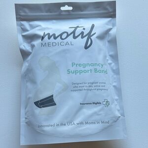 Motif Medical Pregnancy Support Band - White sz M